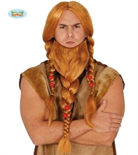 PARRUCCA VIKINGO TRECCIA E BARBA