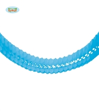 FESTONE IN CARTA AZZURRO 17X300CM