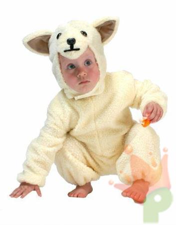 COSTUME PECORELLA TG. 98 ANNI 2-3
