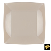PIATTO PIANO 23X23CM NICE TAUPE 8 PZ