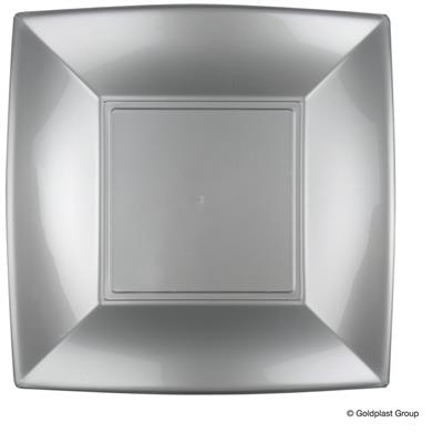 PIATTO GRANDE NICE GRIGIO 8PZ