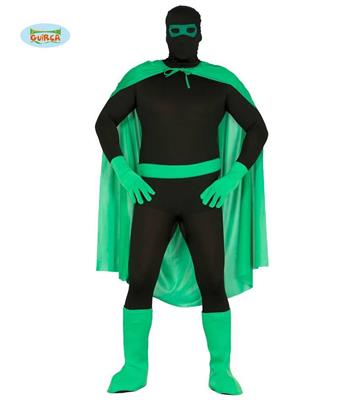 COSTUME SUPEREROE VERDE ADULTO TAGLIA UNICA