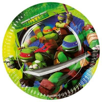 PIATTO 23CM TARTARUGHE NINJA 8PZ