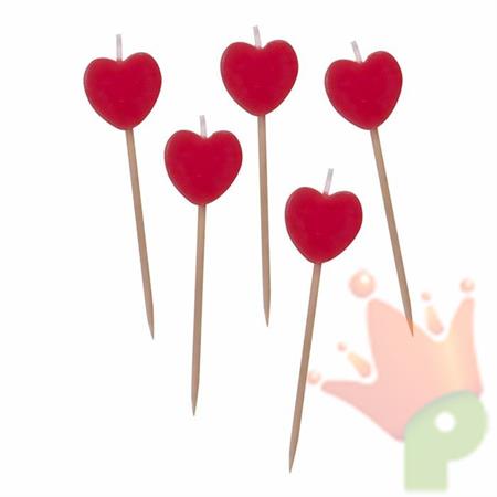 5 PICKS CANDELINE CUORE