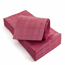 TOVAGLIA PIEGATA 100X100 DAMASCATA VINACCIA 25 PZ