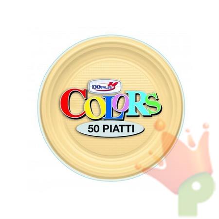 PIATTI FRUTTA D. 170MM CREMA 50PZ