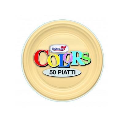 PIATTI FRUTTA D. 170MM CREMA 50PZ