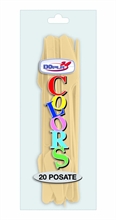 COLTELLO 18CM CREMA 20PZ