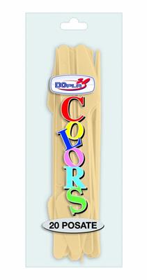 COLTELLO 18CM CREMA 20PZ
