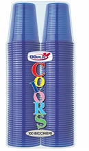 BICCHIERI 200CC BLU 100PZ