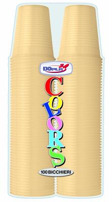 BICCHIERI 200CC CREMA 100PZ