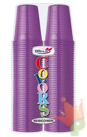 BICCHIERI 200CC VIOLA 100PZ
