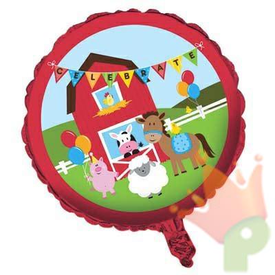 PALLONCINO MYLAR 18INCH FARMHOUSE FUN FATTORIA