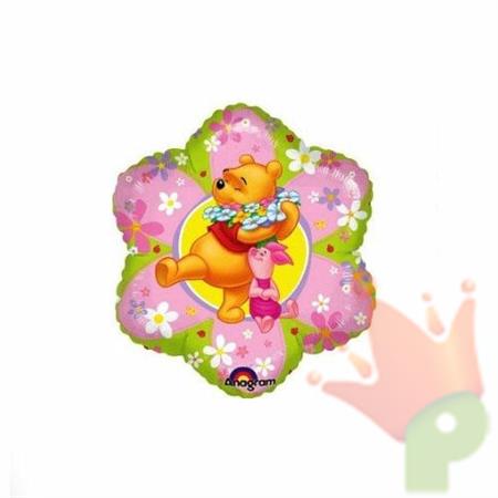 PALLONCINO MYLAR 18INCH WINNIE THE POOH FRIEND FLOWER