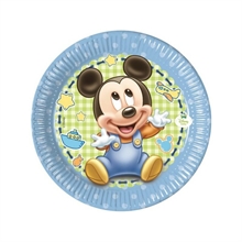 PIATTO 20CM BABY TOPOLINO MICKEY MOUSE 8PZ