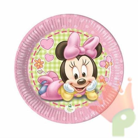 PIATTO 20CM BABY MINNIE 8PZ
