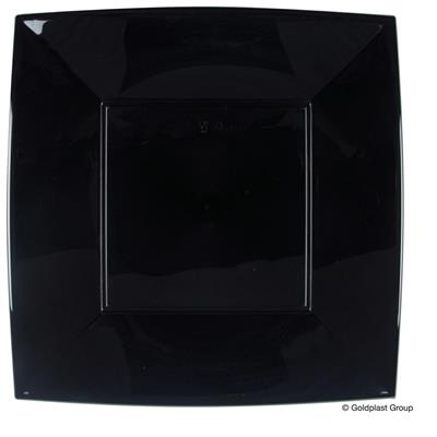 PIATTO GRANDE 29X29CM NICE NERO 8PZ