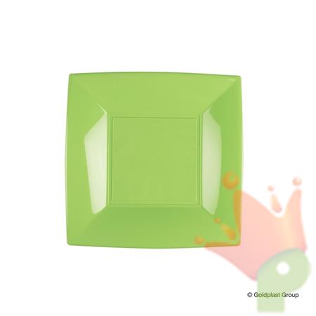 PIATTO DESSERT NICE VERDE ACIDO 8PZ