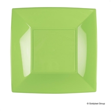 PIATTO PIANO 23X23CM NICE VERDE ACIDO 8PZ