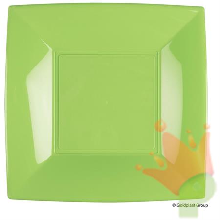 PIATTO GRANDE NICE VERDE ACIDO 8PZ