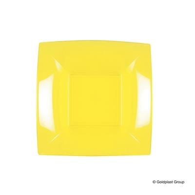 PIATTO FONDO NICE GIALLO LIMONE 8PZ