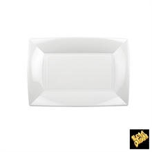 PIATTO RETTANGOLARE NICE BIANCO 8PZ
