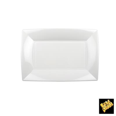 PIATTO RETTANGOLARE NICE BIANCO 8PZ