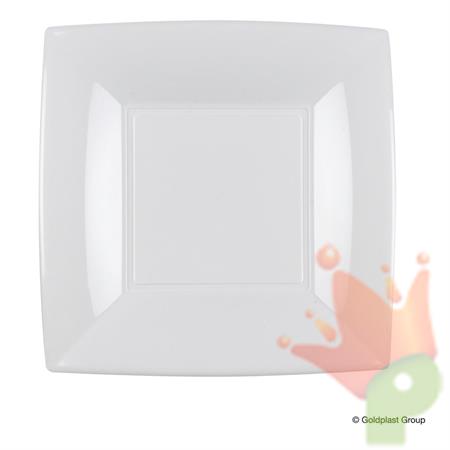 PIATTO DESSERT 18X18CM NICE BIANCO 8PZ