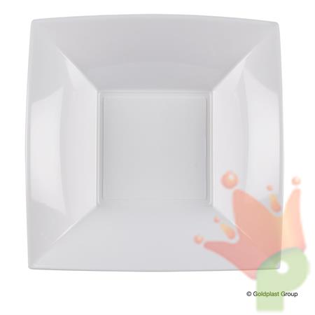 PIATTO FONDO 18x18cm NICE BIANCO 8PZ