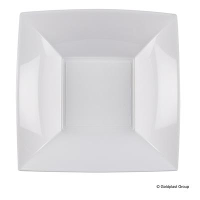 PIATTO FONDO 18x18cm NICE BIANCO 8PZ