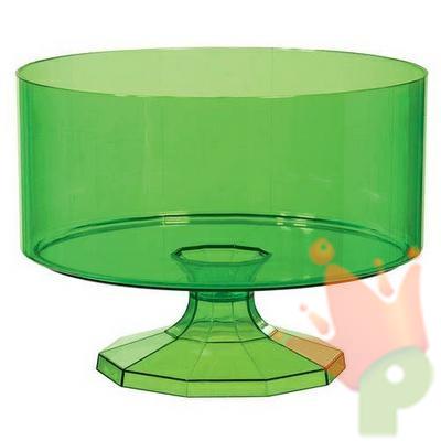CONTENITORE CARAMELLE/CONFETTI VERDE 15X11CM