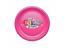 PIATTI FRUTTA D. 170MM FUCSIA 50PZ