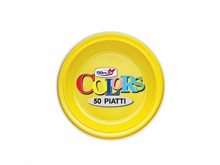 PIATTI FRUTTA D. 170MM GIALLO 50PZ