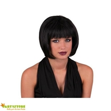 PARRUCCA CORTA NERA SEXY HOLLY