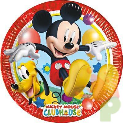 Piatti Carta 23cm Mickey Mouse 8pz