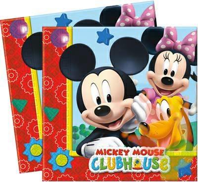 Tovaglioli 33x33 2V Mickey Mouse 20pz