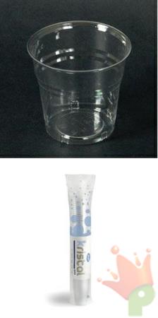 BICCHIERI TRASPARENTI KRISTAL 100CC 50PZ