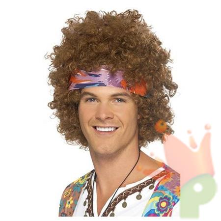 PARRUCCA HIPPY AFRO BROWN