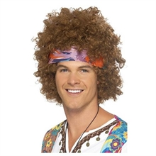 PARRUCCA HIPPY AFRO BROWN