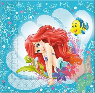 TOVAGLIOLI 33X33CM 2V LA SIRENETTA 20PZ