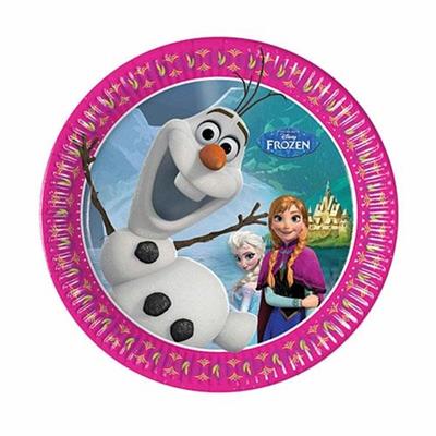 Piatto 20 cm Frozen 8 pz