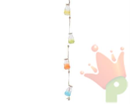 GHIRLANDA CON BOTTIGLIE 73CM