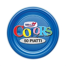 PIATTI FRUTTA D. 170MM BLU 50PZ