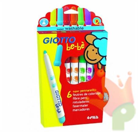 GIOTTO BEBE' 6 SUPER PENNARELLI