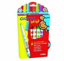 GIOTTO BEBE' 6 SUPER PENNARELLI