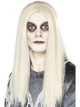 PARRUCCA LUNGA BIANCA FANTASMA