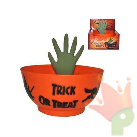 CONTENITORE CARAMELLE MANO + RAGNO