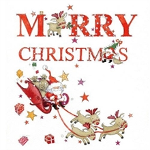 TOVAGLIOLI 33X33 JOYFUL CHRISTMAS