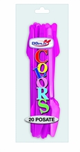 COLTELLO 18CM FUCSIA 20PZ