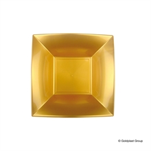PIATTO FONDO 180X180MM NICE ORO 8PZ